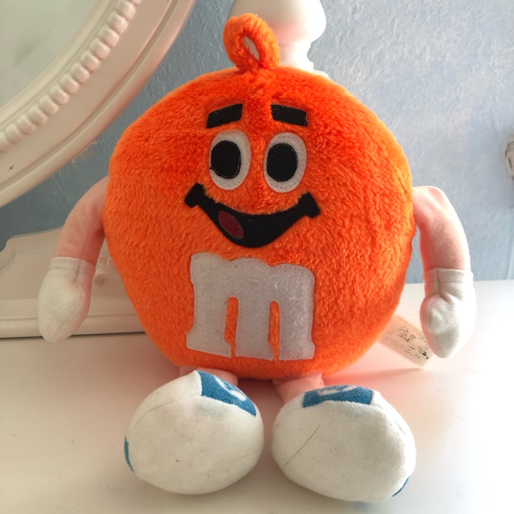M&M'S Vintage ACE Bright Orange Candy Plush